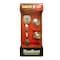 Premier Lock Satin Nickel Single Cylinder Door Handleset with Deadbolt Lock, Inside Knob and 3 KW1 Keys HSL-SN - alternate 2